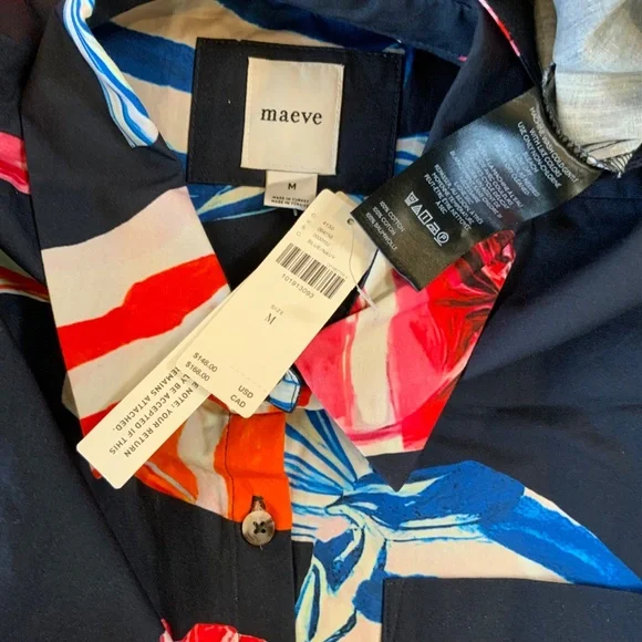 Anthropologie The Soren Long-Sleeve Shirt Dress by Maeve - Picture 16 of 16